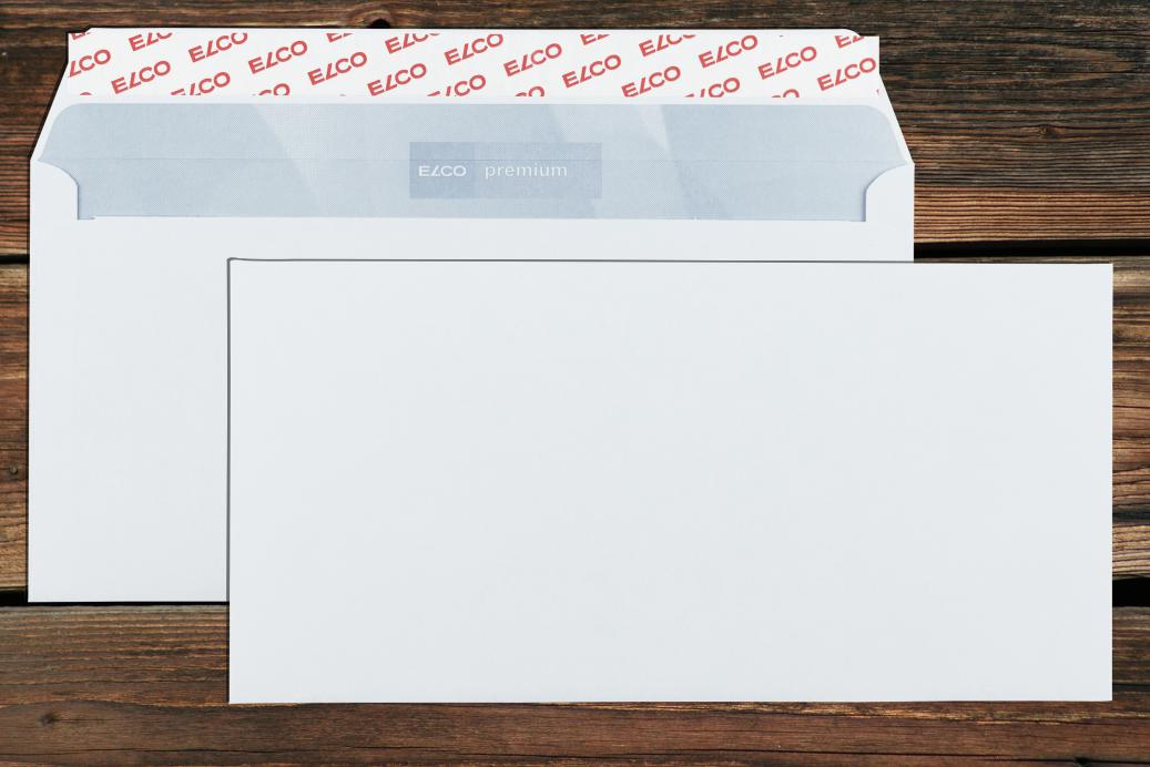 Briefhüllen C6/5 114x229 mm Haftklebend Hochweiß 100 g/qm